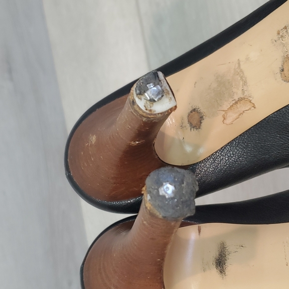 Gucci Black Platform Pump High Heels shoes 171372 sz 38.5C US 8.5 - Picture 9 of 14